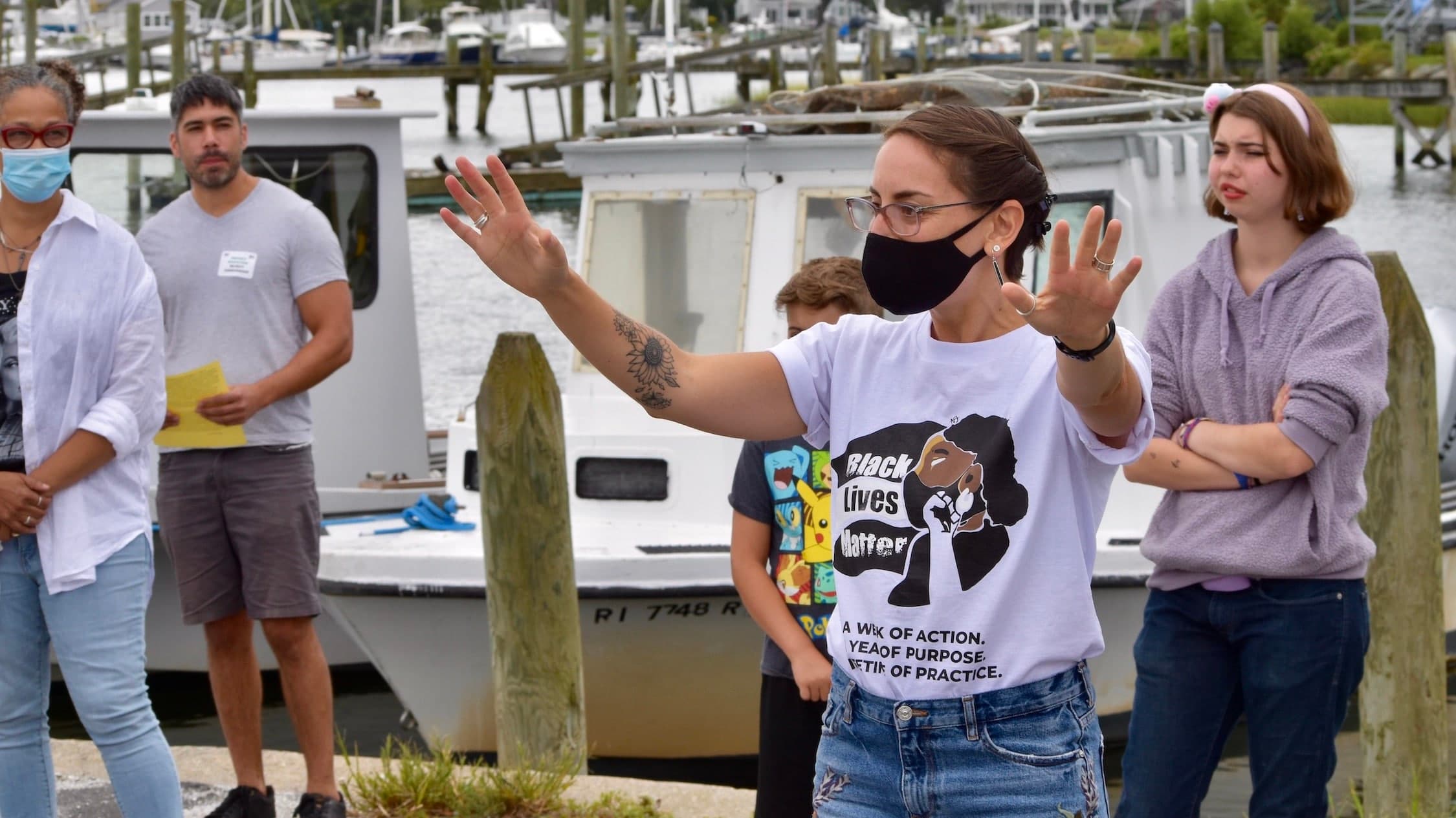 Teach the Truth rally in North Kingstown