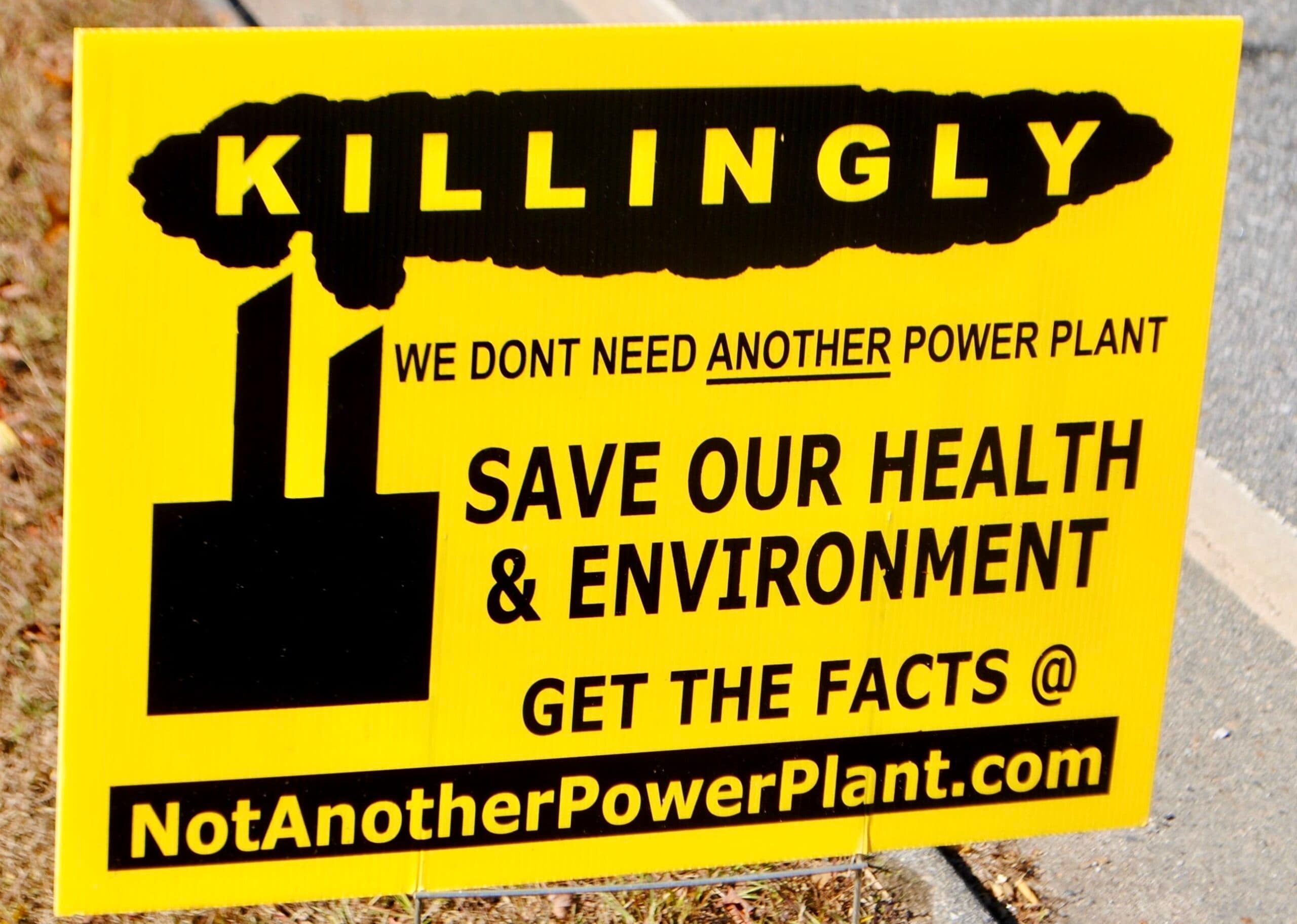 From Burrillville to Killingly: No more fossil fuel power plants!