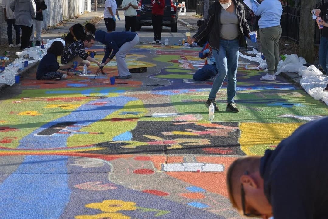 Providence Youth Created a Mural Imagining More Public Fruit Trees and Housing, and Less Police