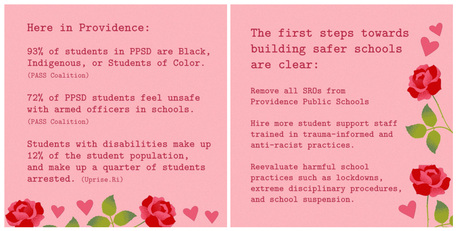 Community groups repeat call to remove cops from schools