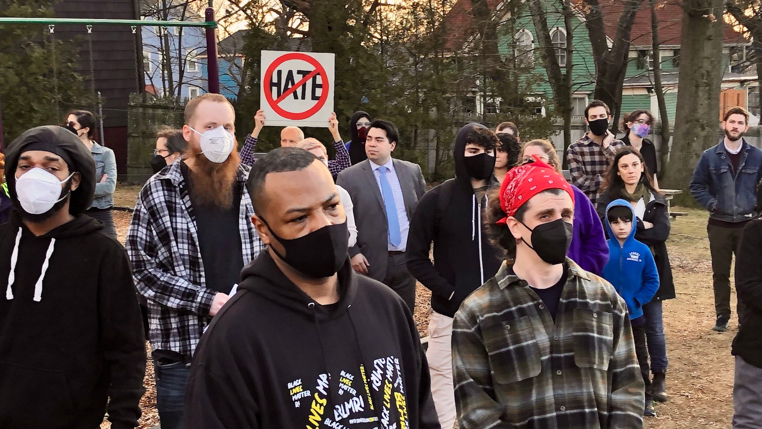 Stop the Hate rally at Billy Taylor Park