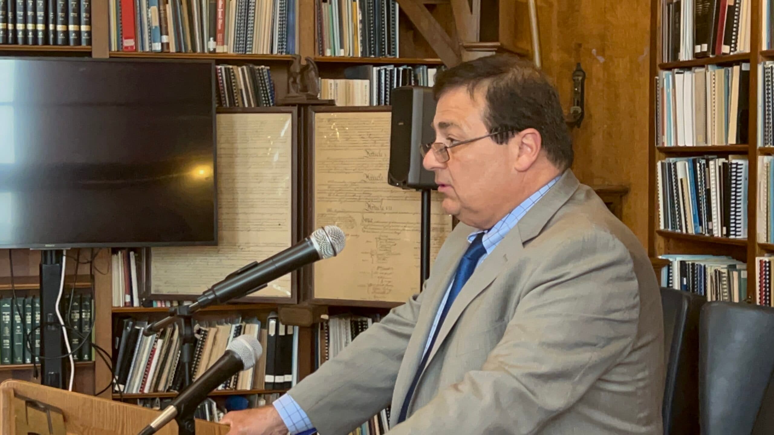 Speaker Shekarchi and advocates call for investments in housing using APRA funds