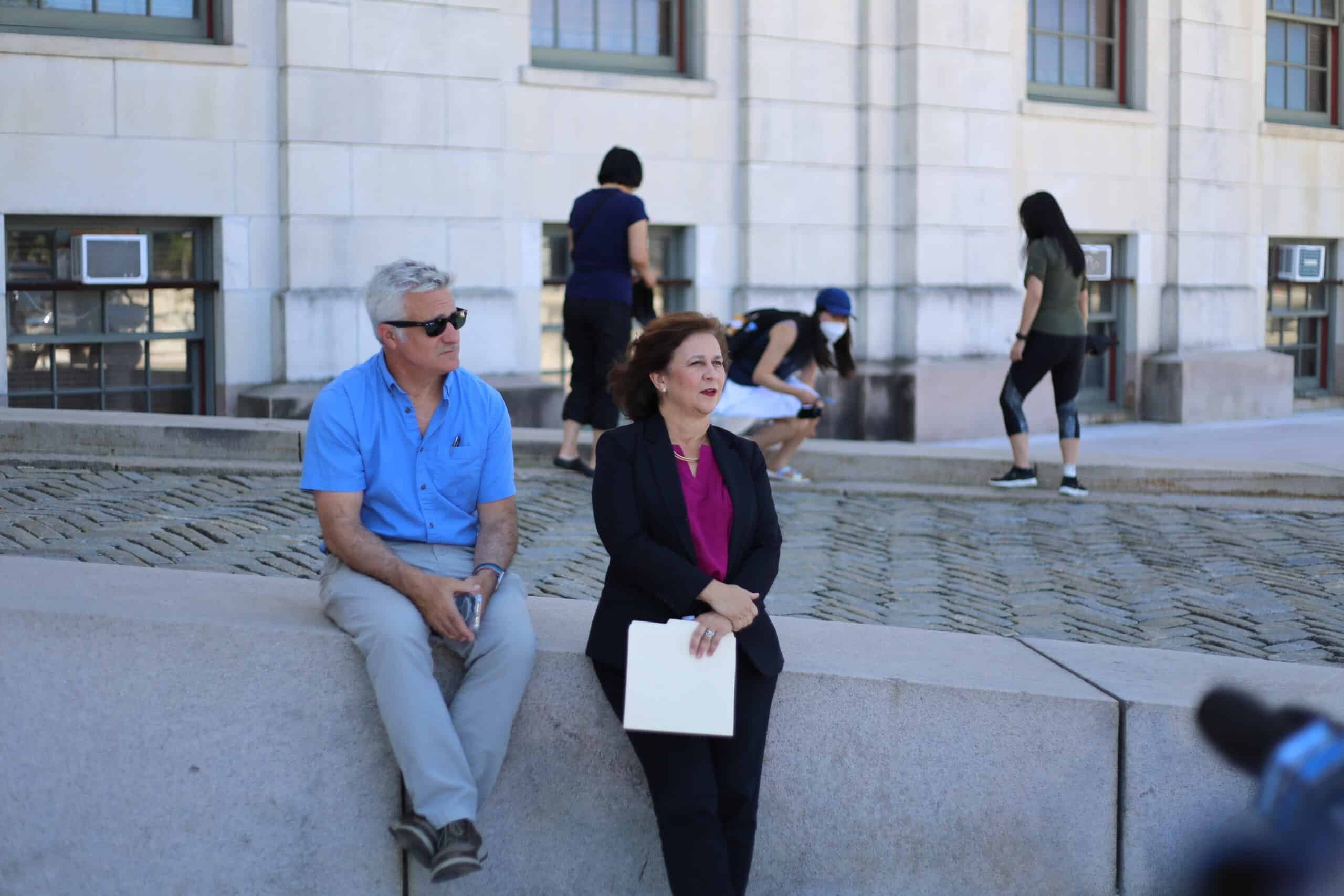 Nellie Gorbea criticizes Governor McKee on reproductive rights at press conference