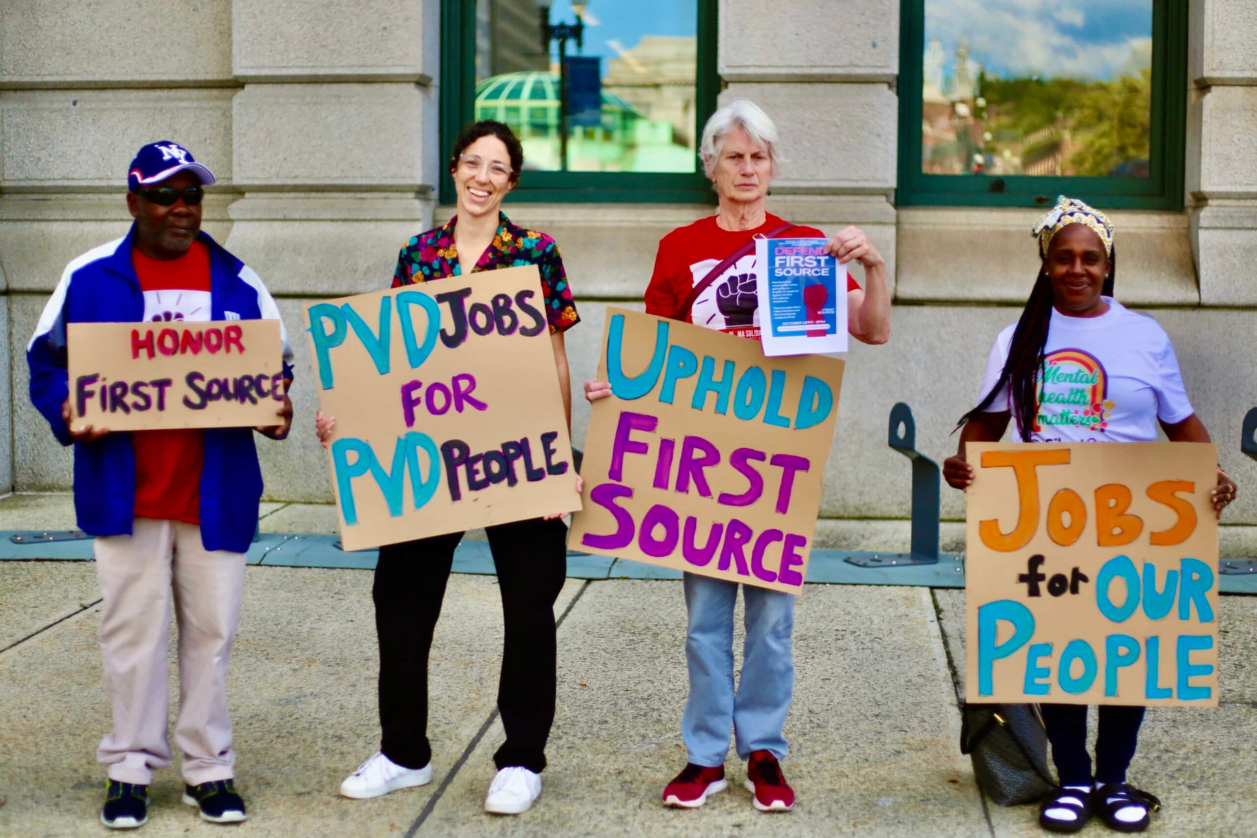 Residents push city to enforce resident-first hiring ordinance