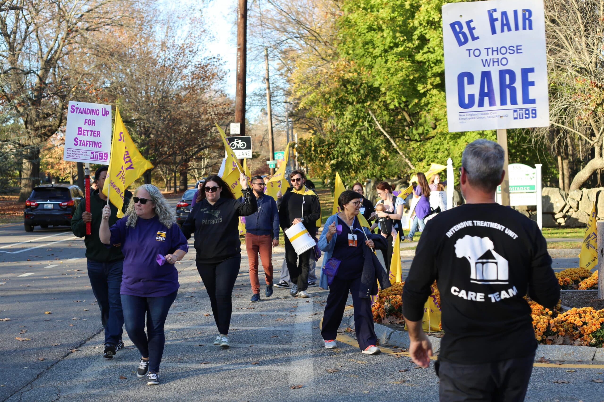 Butler Hospital workers picket over ARPA funds, staffing levels
