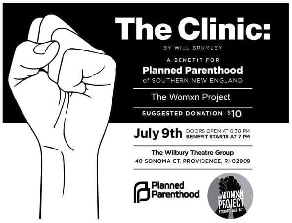 To raise money for women's reproductive health: A Benefit Reading of Will Brumley's “The Clinic”