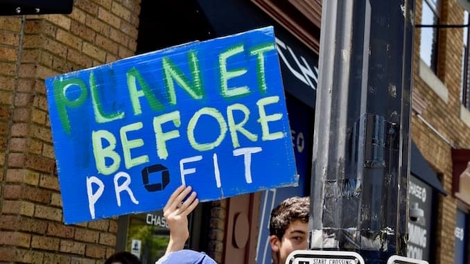 Activists demand that Chase Bank stop funding the climate crisis, call for Rhode Island boycott of new local branches