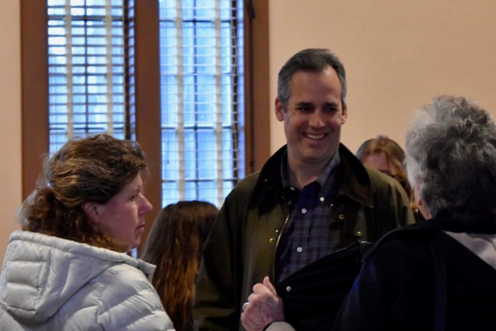 Candidate for Governor Matt Brown receives standing ovation in Burrillville