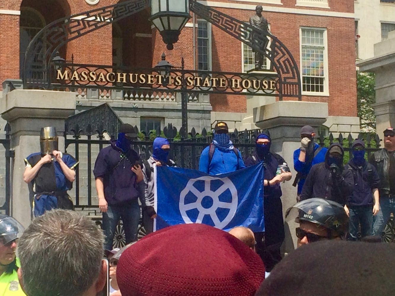 'No Trump, no KKK, no fascist USA!'