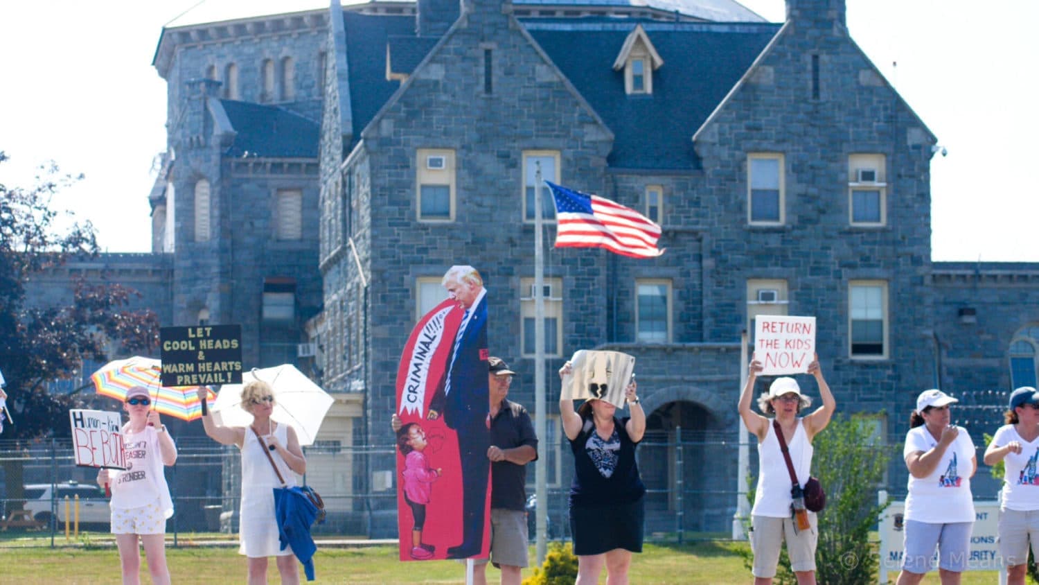 Selene Means - Photos from End All Family Separation rally in Cranston
