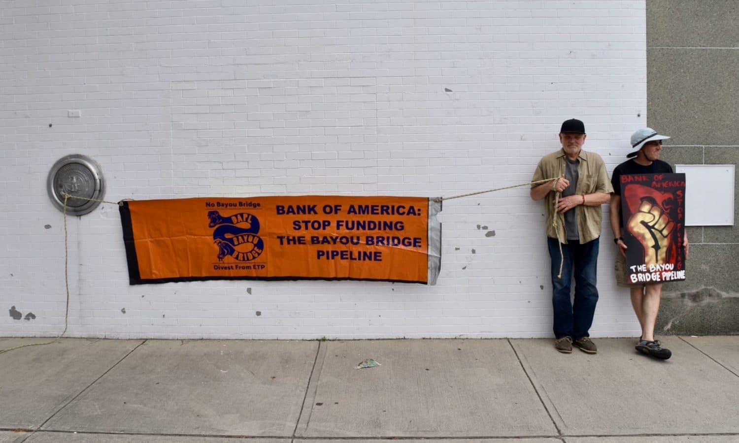 Bank of America finances pipelines, FANG is asking that you move your money elsewhere