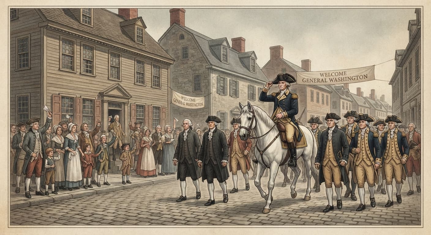 George Washington tours Newport during Rhode Island visit