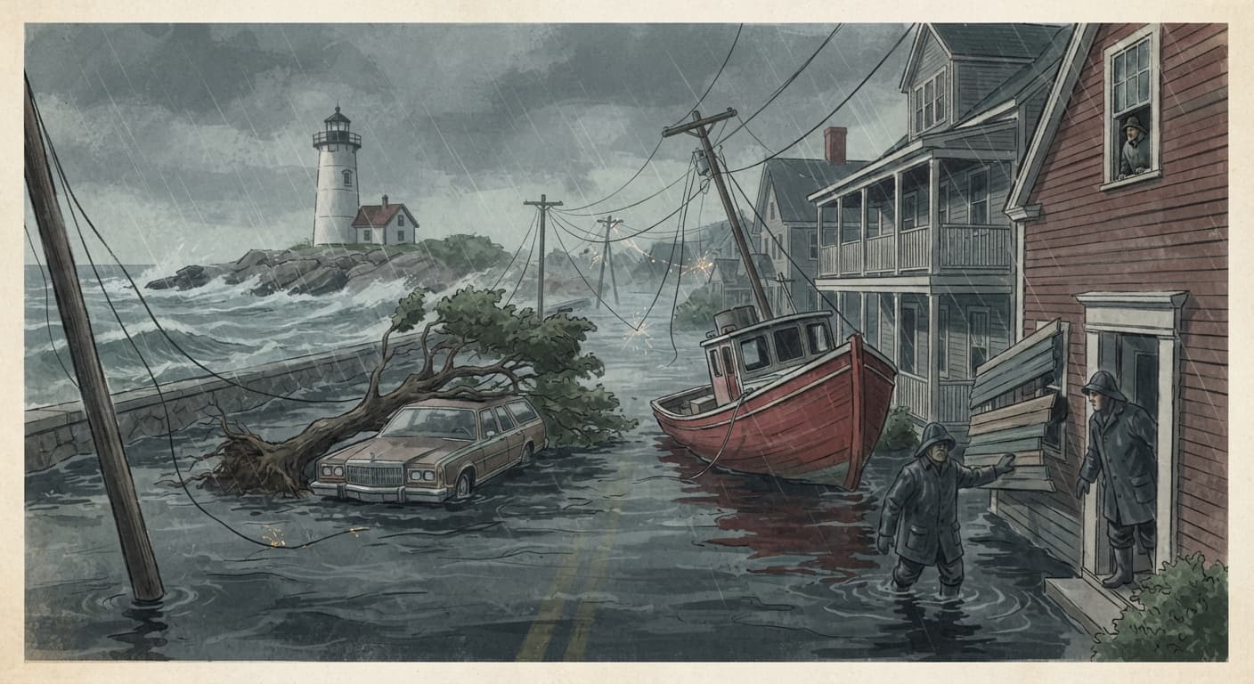 Tropical Storm Irene batters Rhode Island with heavy damage